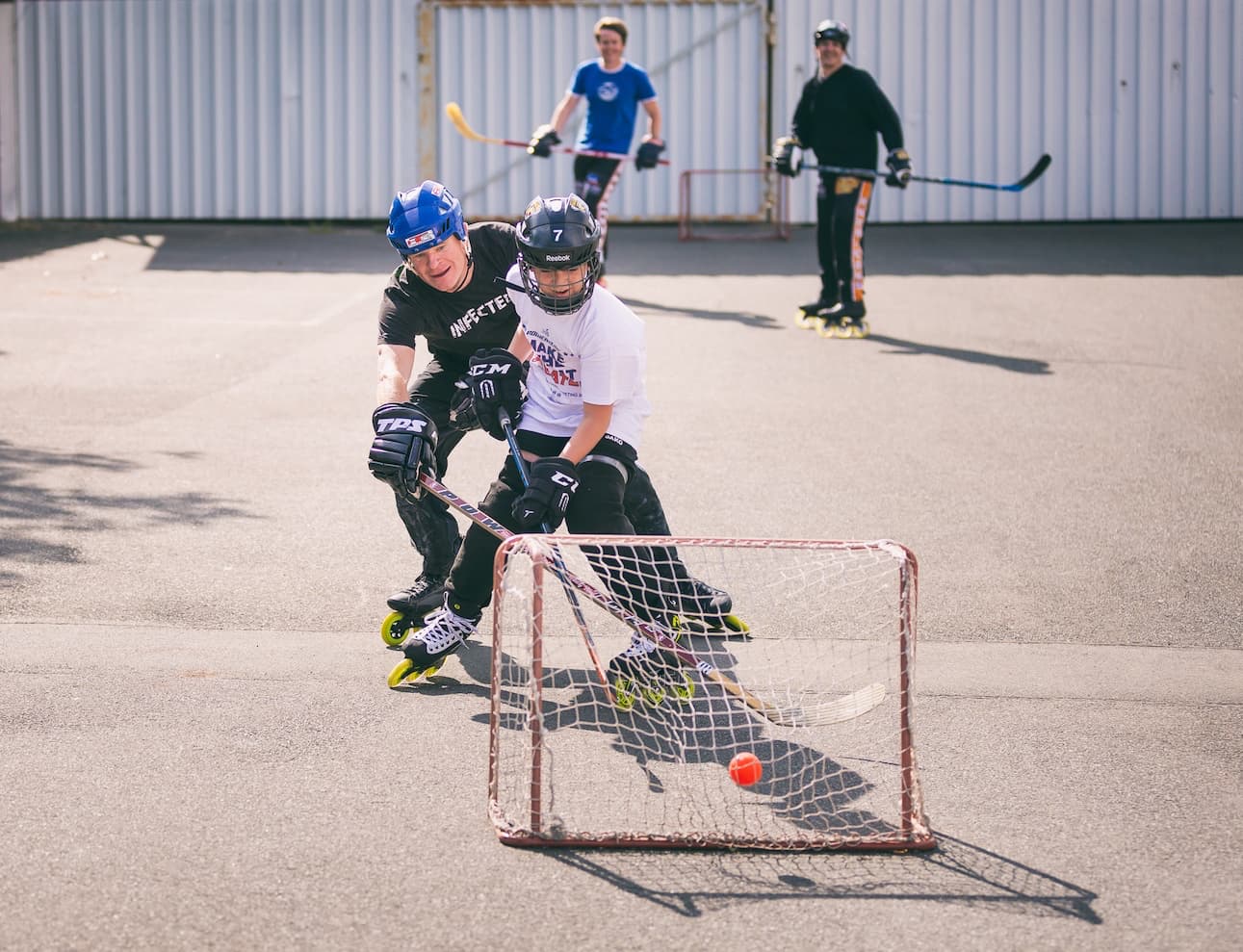 Hokejové inline brusle na beton a do haly